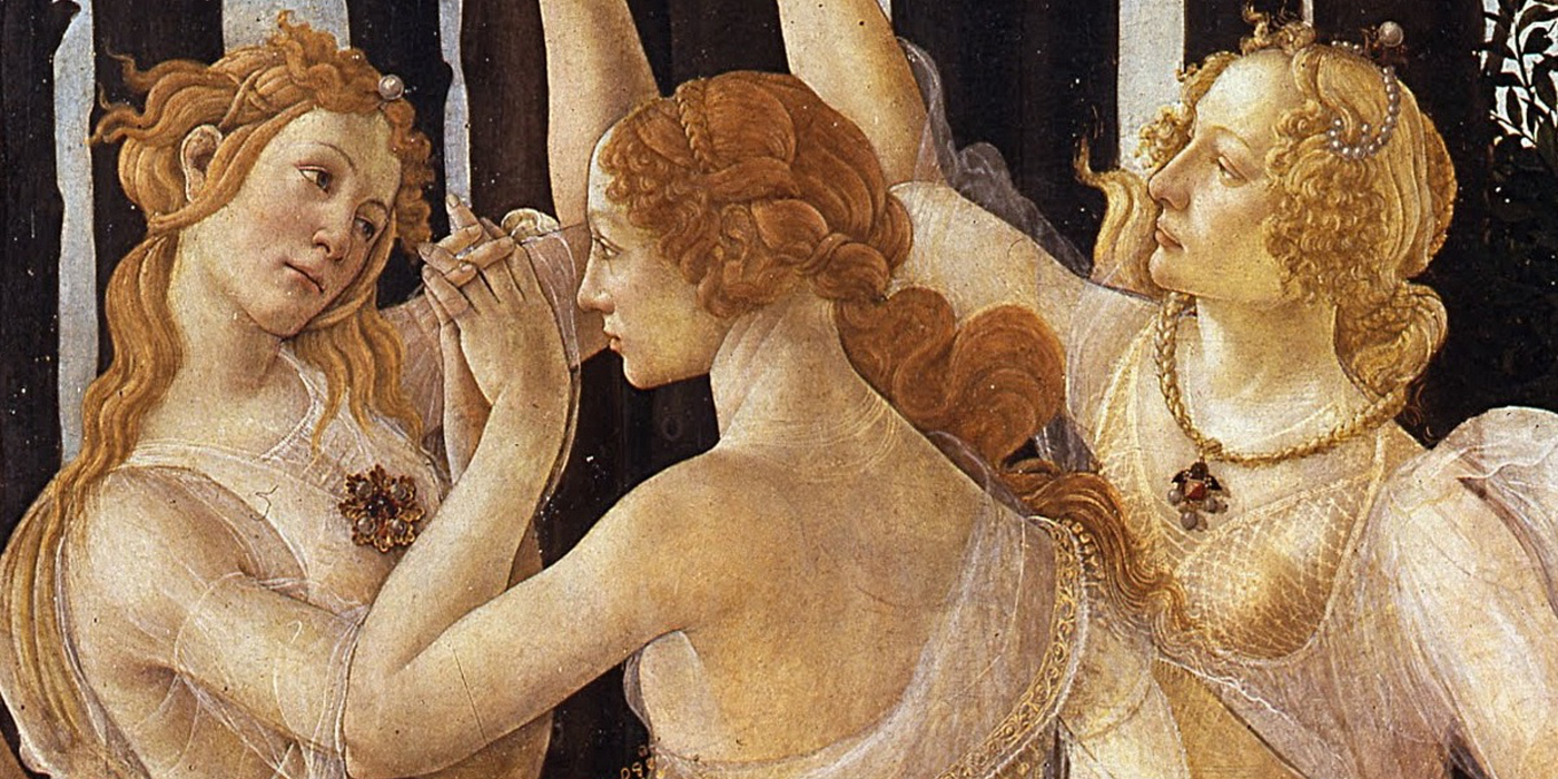 Tableau Les Trois Grâces De Raphaël - Toile Sur Cadre Bois - Déco Murale Prête à Accrocher