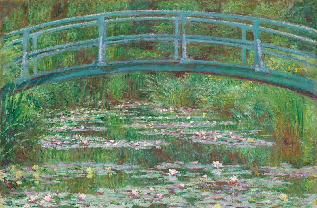 Claude Monet, The Japanese Footbridge, 1899 via National Gallery of Art/Public Domain