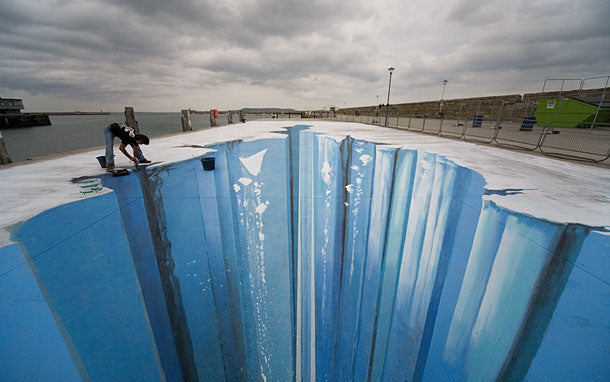 Edgar Mueller street art via deMilked