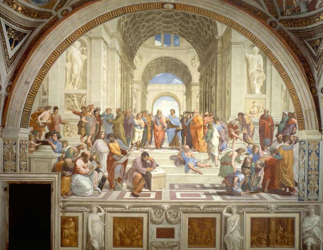 Raphael, The School of Athens, 1509–1511 via Wikipedia/Public Domain