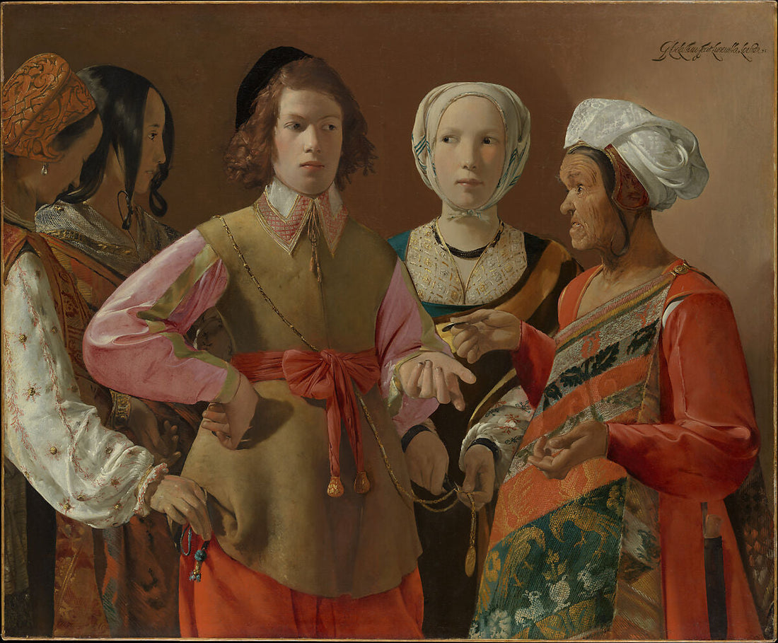 The Fortune Teller (c.1630s) by Georges de La Tour. The Metropolitan Museum of Art, New York, U.S. Image source The Met (public domain)