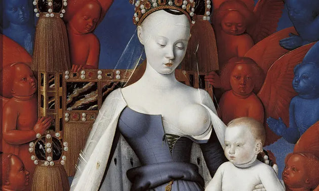 Virgin and Child Surrounded by Angels by Jean Fouquet. Photograph: Heritage Images/Getty Images via The Guardian