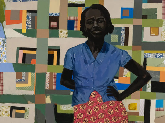 Ransome, "Gees Bend Quilter Sis."COURTESY OF THE ARTIST AND ELLA WEST GALLERY