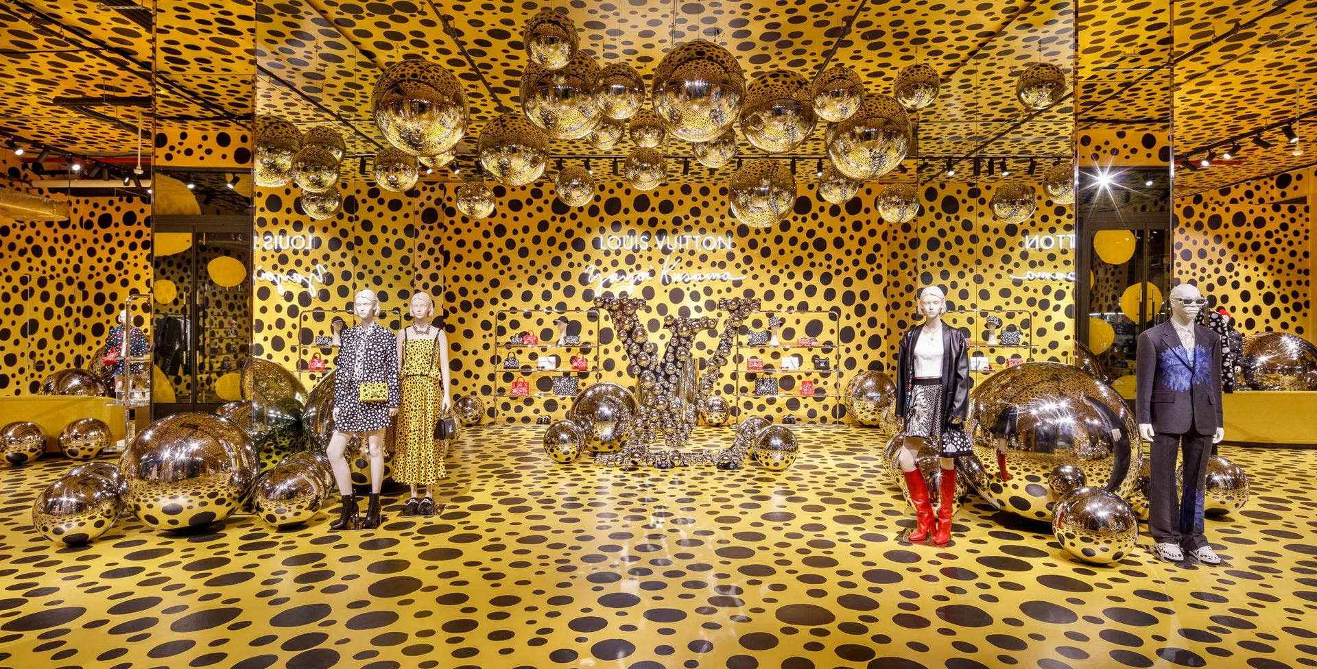 Louis Vuitton & Kusama concept store at Selfridges