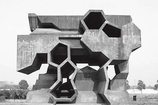 Reading Pavillion, Jinhua Architecture Park, Herzog & de Meuron, Jihua, China, 2006. Photograph by Addison Godel via AnOther Magazine