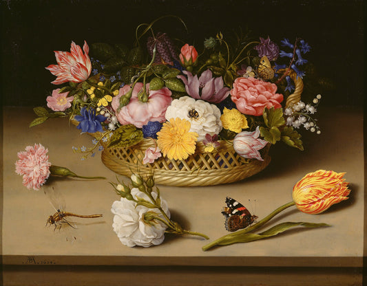 Ambrosius Bosschaert the Elder, Flower Still Life, 1614 via Wikipedia
