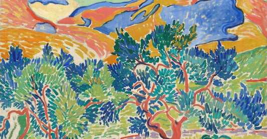 André Derain, Mountains at Collioure, 1905 via National Gallery of Art