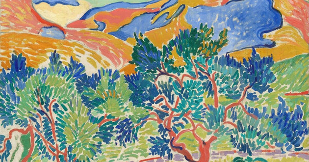 André Derain, Mountains at Collioure, 1905 via National Gallery of Art