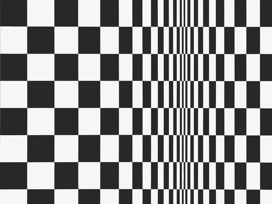 Bridget Riley, Movement in Squares, 1961. Photo: Bridget Riley via The Guardian