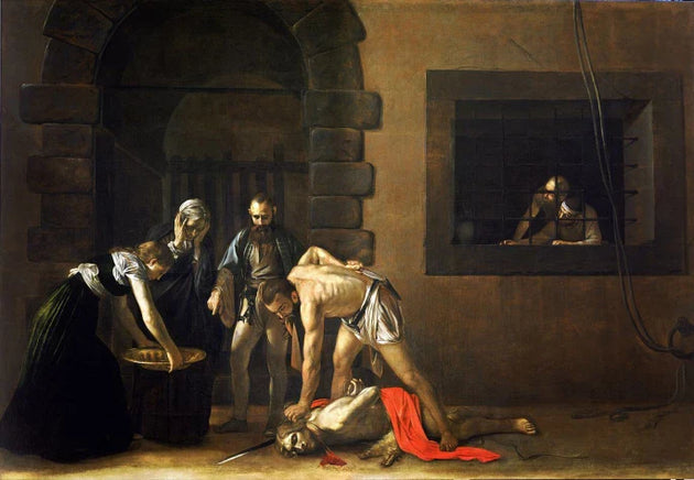 Caravaggio, The Beheading of Saint John, 1608 via Sotheby's