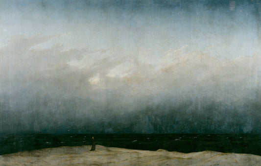 Caspar David Friedrich, Monk by the Sea via Wikipedia