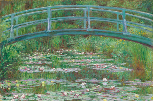 Claude Monet, The Japanese Footbridge, 1899 via National Gallery of Art/Public Domain