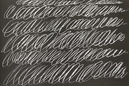 Cy Twombly, 8 Odi di Orazio, 1968 via Artsy