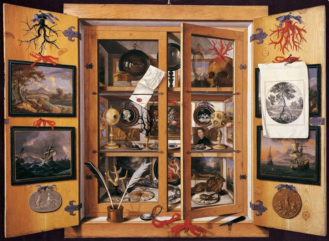 Domenico Remps, Cabinet of Curiosities, ca. 1690s via Wikimedia Commons/Public Domain