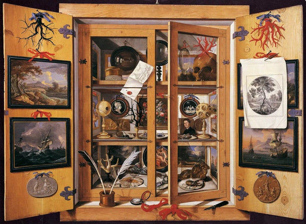 Domenico Remps, Cabinet of Curiosities, ca. 1690s via Wikimedia Commons/Public Domain