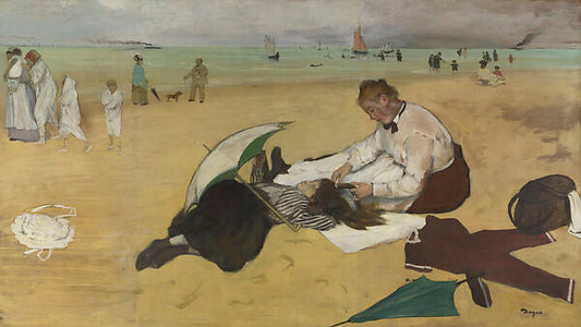 Edgar Degas, Beach Scene, c. 1876