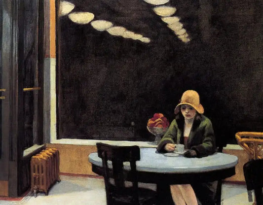 Edward Hopper, Automat, 1927 via Gandalf’s Gallery