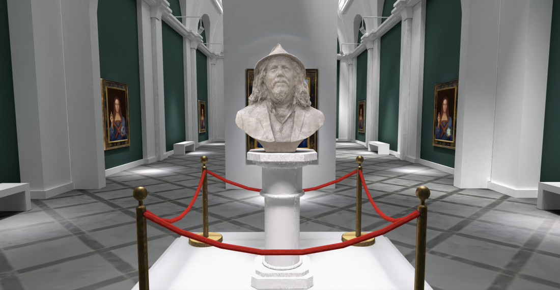 Entrance to The Greats virtual gallery