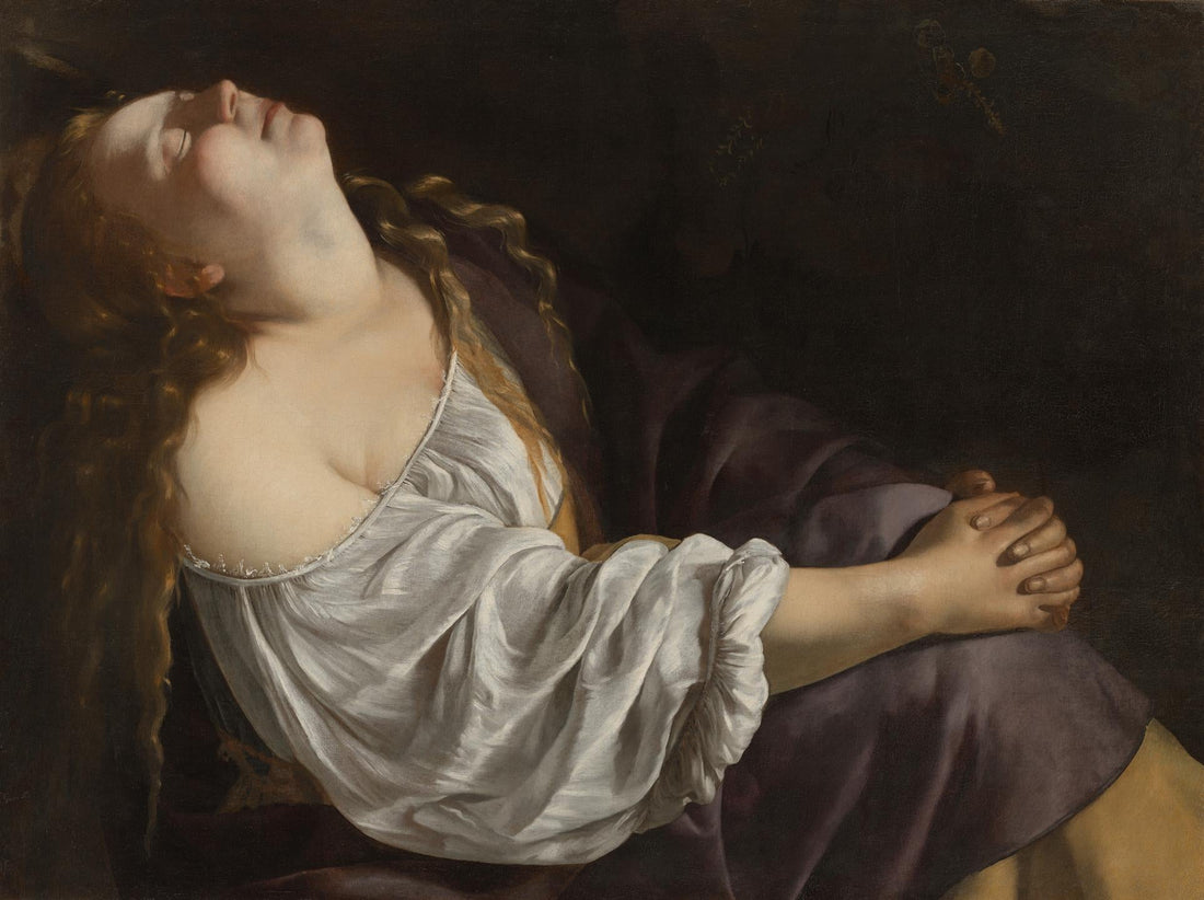 Artemisia Gentileschi, Mary Magdalene in Ecstasy, c. 1625 via National Gallery of Art