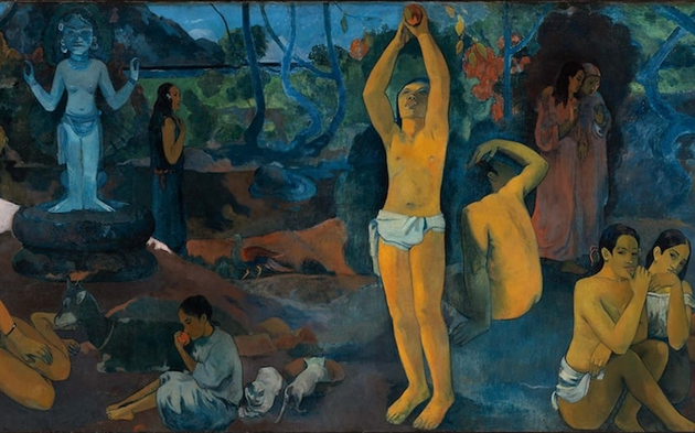Paul Gauguin, Where Do We Come From? What Are We? What Are We Going? (detail), 1897–98 via Gauguin.org