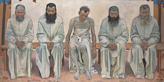 Ferdinand Hodler, Die Lebensmüden (The Tired of Life), 1892 via Wikimedia Commons/Public Domain