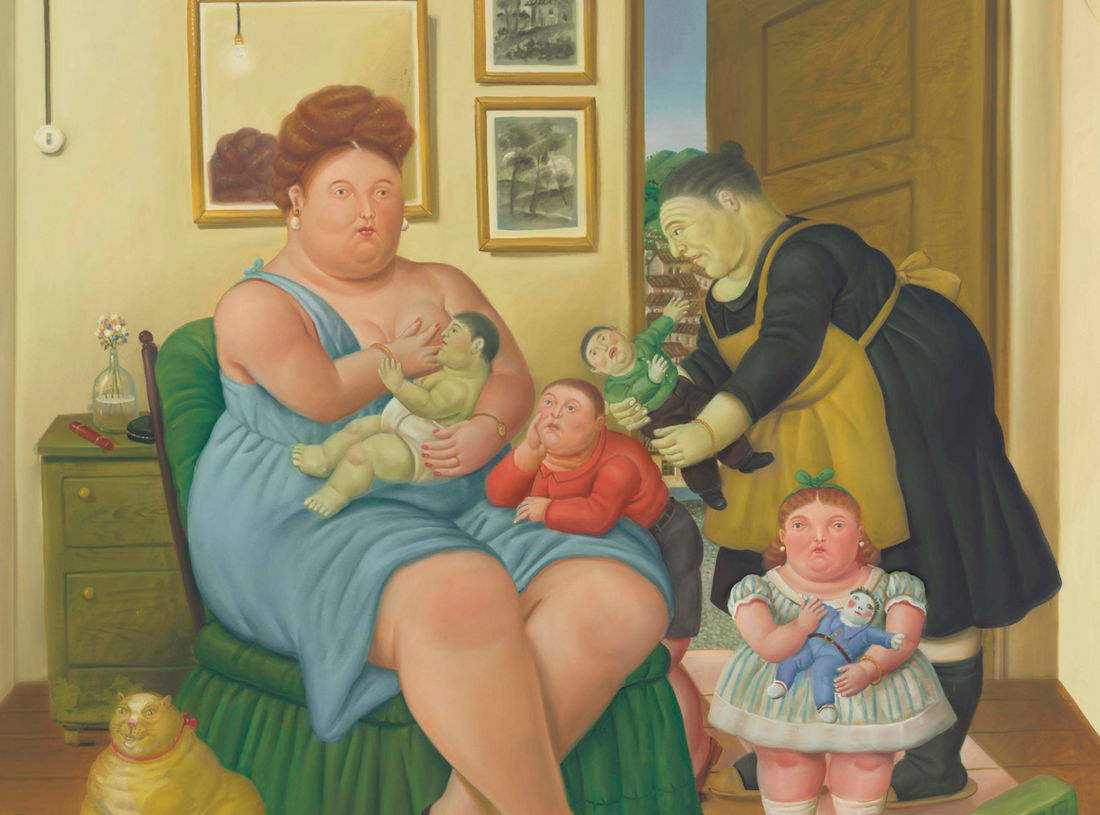  Fernando Botero, A Family, c.1997 via Christie’s