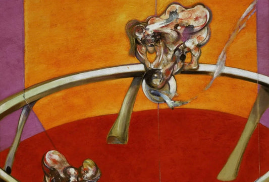 Francis Bacon, From Muybridge “The Human Figure in Motion: Woman Emptying a Bowl of Water/Paralytic Child Walking on All Fours”, (detail), 1965. Photograph by Foto Hogers & Versluys. © Stedelijk Museum Amsterdam via Artsy.