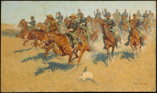 Frederic Remington, On The Southern Plains, 1907 via the MET