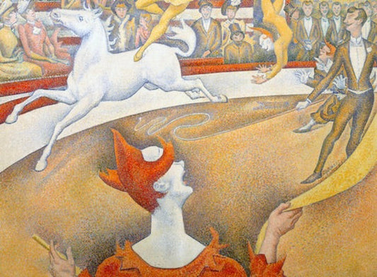 Georges Seurat, The Circus (detail), 1890-91 © Musée d’Orsay, Dist. RMN-Grand Palais / Patrice Schmidt via Musée d’Orsay