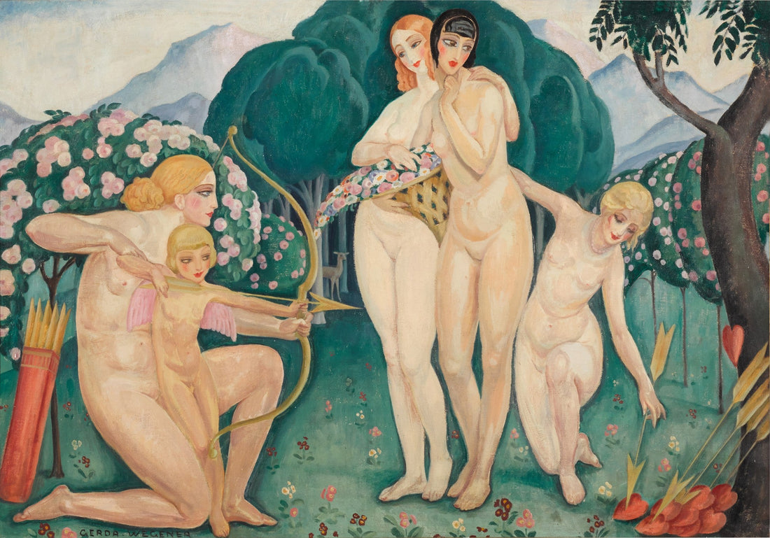 Gerda Wegener, Venus and Amor, 1930 via Obelisk Art History 