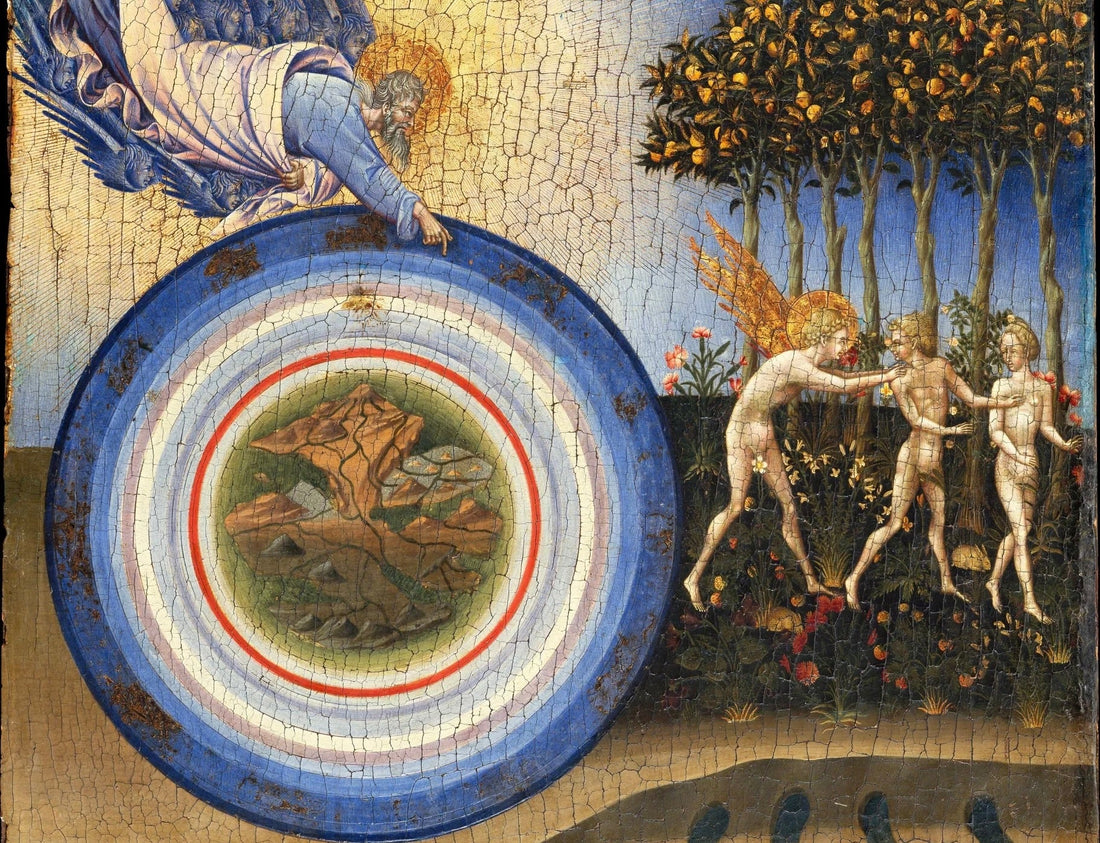 Giovanni di Paolo, The Creation of the World and the Expulsion from Paradise, 1445 courtesy of The Metropolitan Museum of Art via Artsy