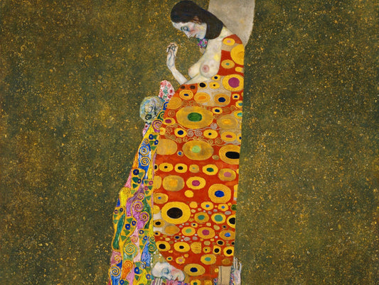 Klimt, Hope II, 1907-08 via Wikipedia