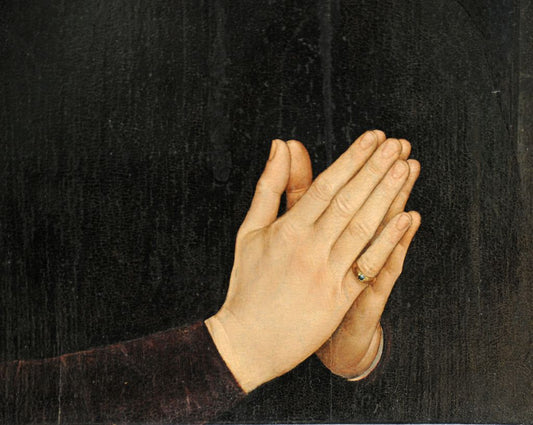 Hans Memling, *Tommaso di Folco Portinari and Maria Portinari (Maria Maddalena Baroncelli)*, probably 1470, The Metropolitan Museum of Art, New York City.