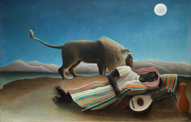 Henri Rousseau, The Sleeping Gypsy, 1897 via Wikipedia/Public Domain.jpg