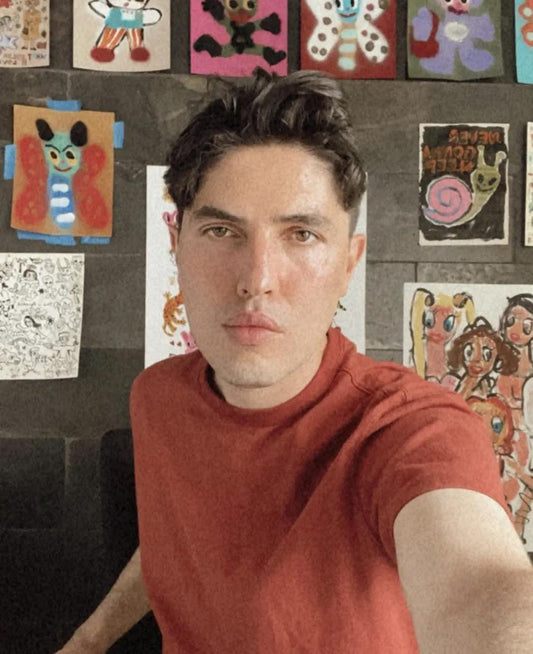 Artist Humberto Cruz poses for selfie