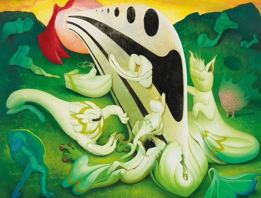 Inka Essenhigh, Dawn's Early Light, 2019 via Kavi Gupta Gallery