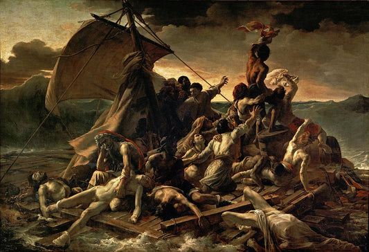 Théodore Géricault, The Raft of Medusa, 1818-19 via Wikipedia