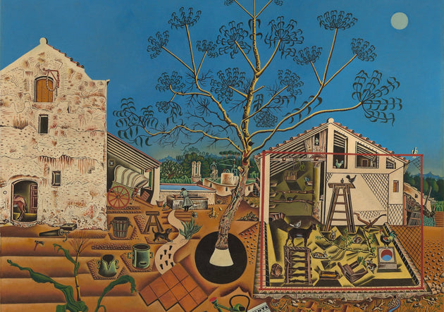 Joan Miró, The Farm, 1921-1922 via Wikipedia/Public Domain