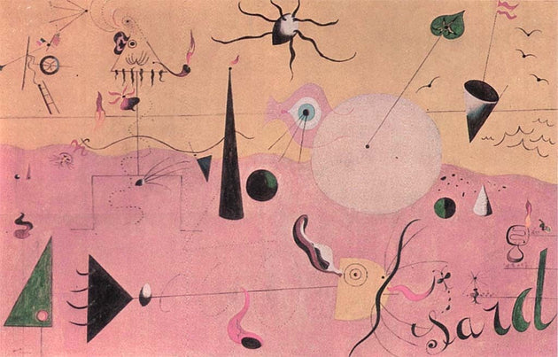  Joan Miró, The Hunter (Catalan Landscape), 1923-1924 