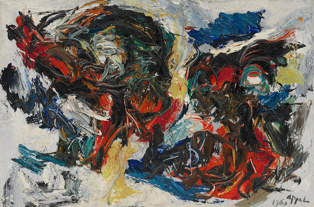 Feature image: Karel Appel, Two Large Heads, 1960 © 2023 Karel Appel Foundation / Artists Rights Society (ARS), New York via The Guggenheim