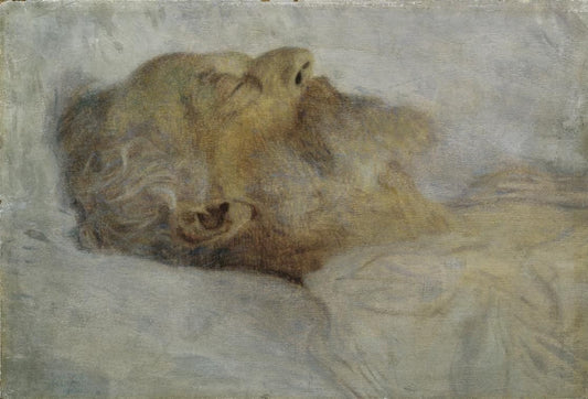 Gustav Klimt, Old Man on his Death-Bed, c. 1899 via Arthive
