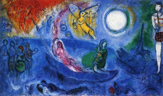 Marc Chagall, The Concert, 1957 via marcchagall.net