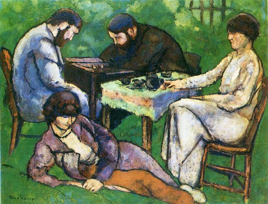 Marcel Duchamp, Chess Game, 1910 via WikiArt/Public Domain