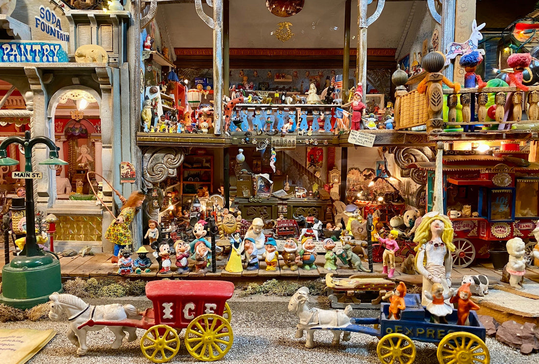 Miniature Western Town, 1962 with Disney characters, image courtesy of Rosella Parra