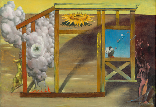 Dorothea Tanning, On Time Off Time, 1948 via MoMA