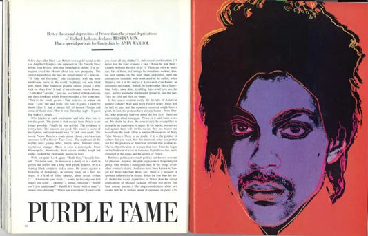 Print print purple fame