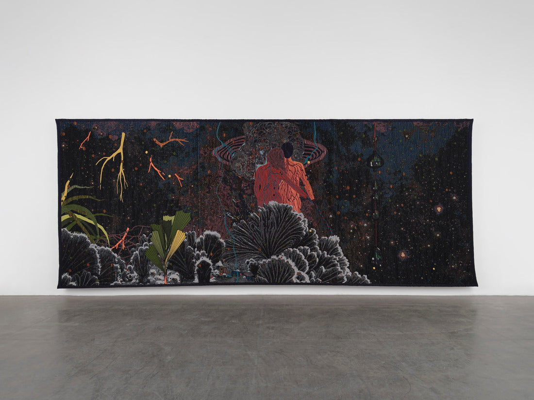 Otobong Nkanga, Cadence-While We Wait and Watch, (2025). Photo by © Otobong Nkanga, courtesy of Lisson Gallery via Galerie Magazine