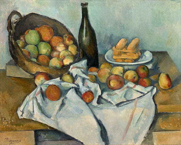  Paul Cézanne, The Basket of Apples, c. 1893 via Wikipedia/Public Domain