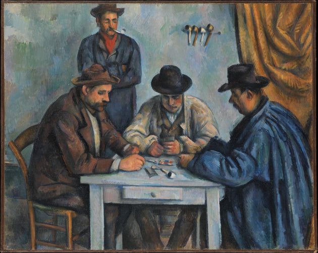 Paul Cézanne, The Card Players, 1890-92 via The MET/Public Domain