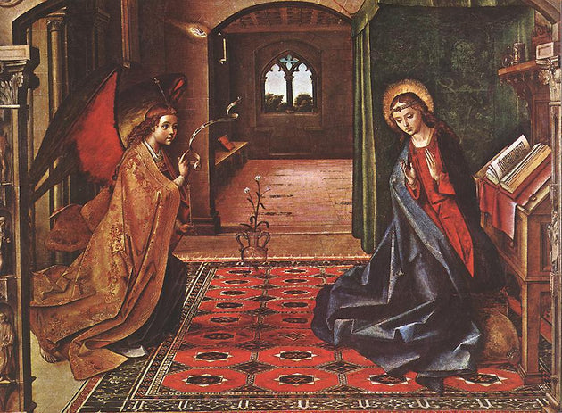 Pedro Berruguete, Annunciation via Wikipedia
